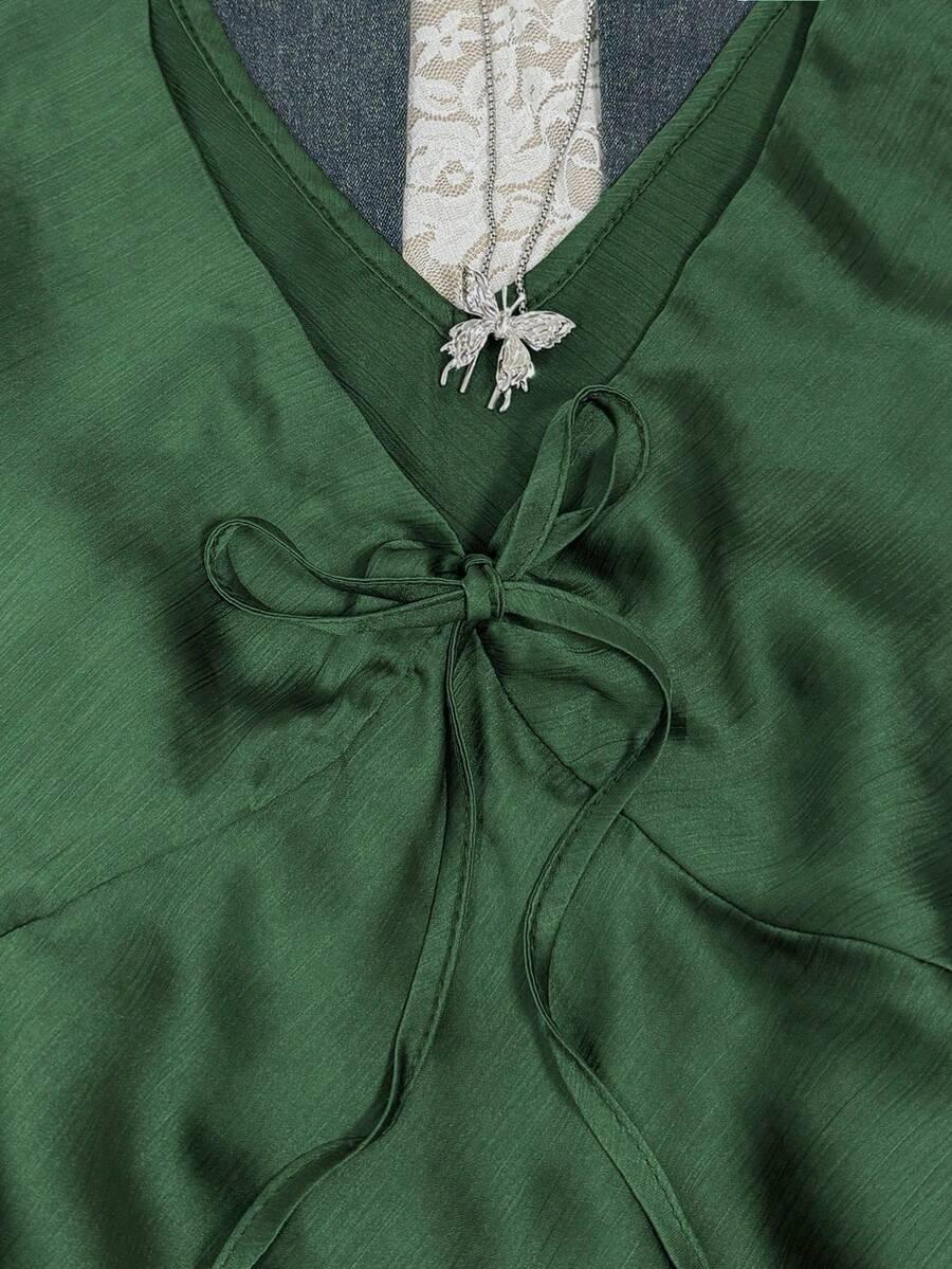 zielony top casual
