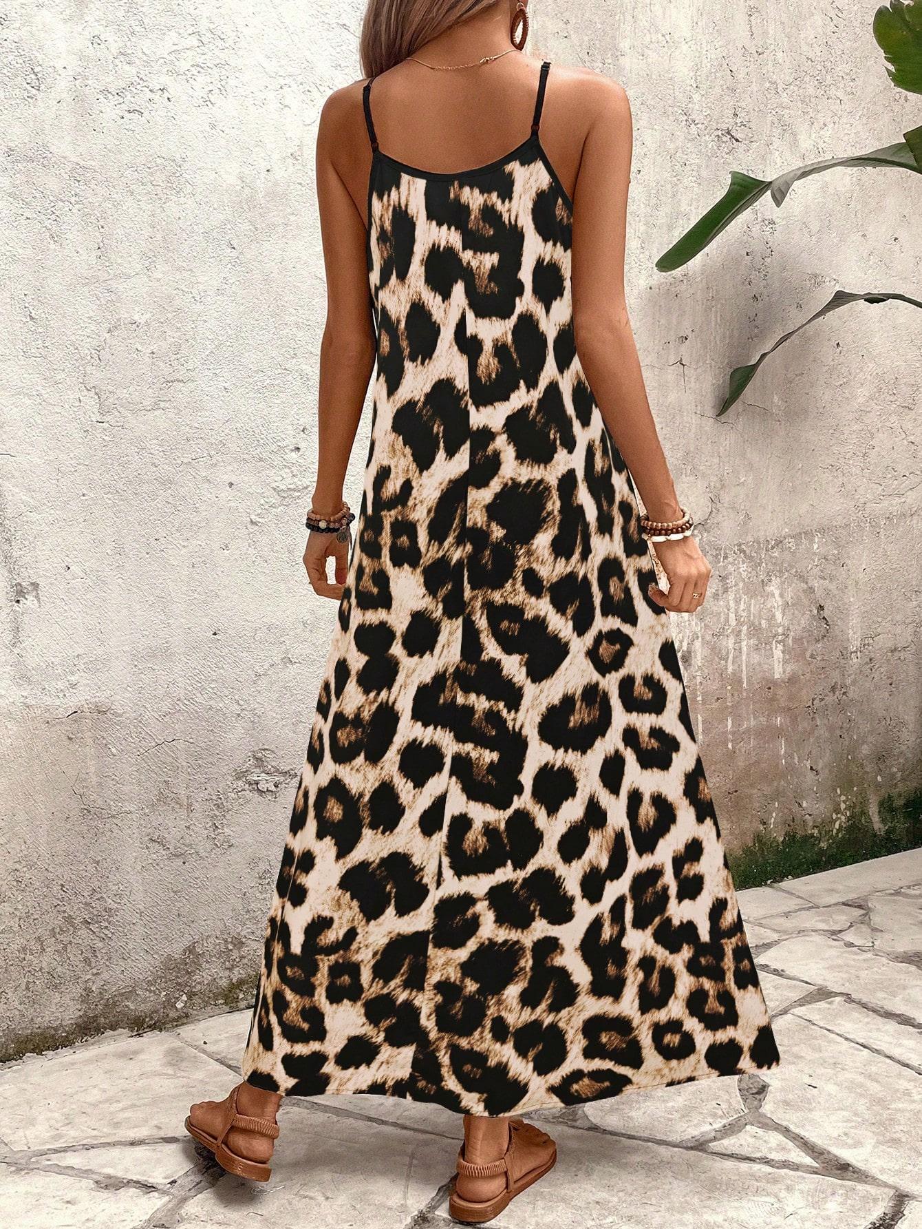 MAXI SUKIENKA ANIMAL PRINT 
