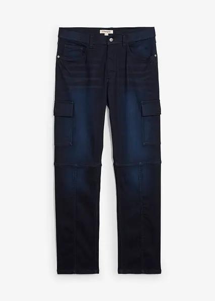 JEANSY CARGO Z PROSTĄ NOGAWKĄ