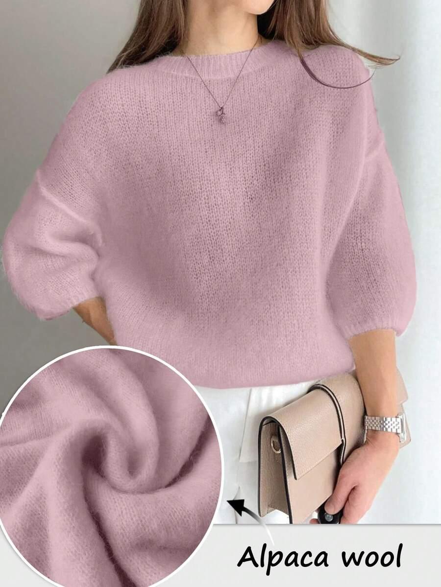 SWETER DAMSKI STÓJKA WKŁADANY PRZEZ GŁOWĘ