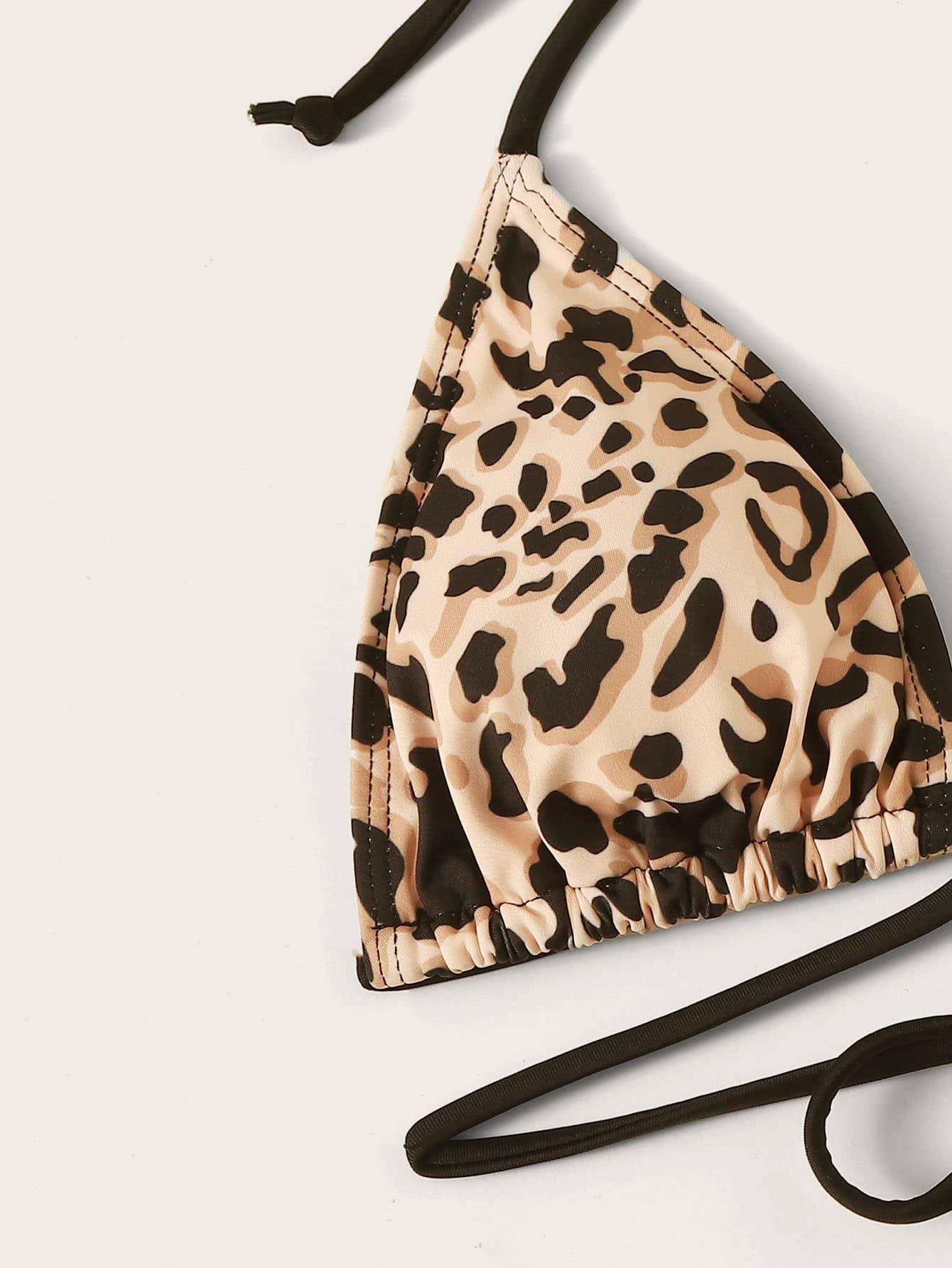 DWUCZĘŚCIOWY STRÓJ KĄPIELOWY ANIMAL PRINT
