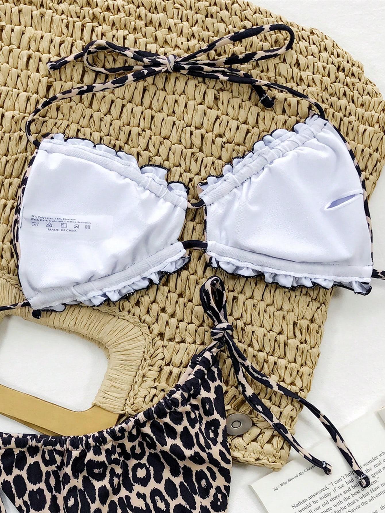 GÓRA OD BIKINI ANIMAL PRINT