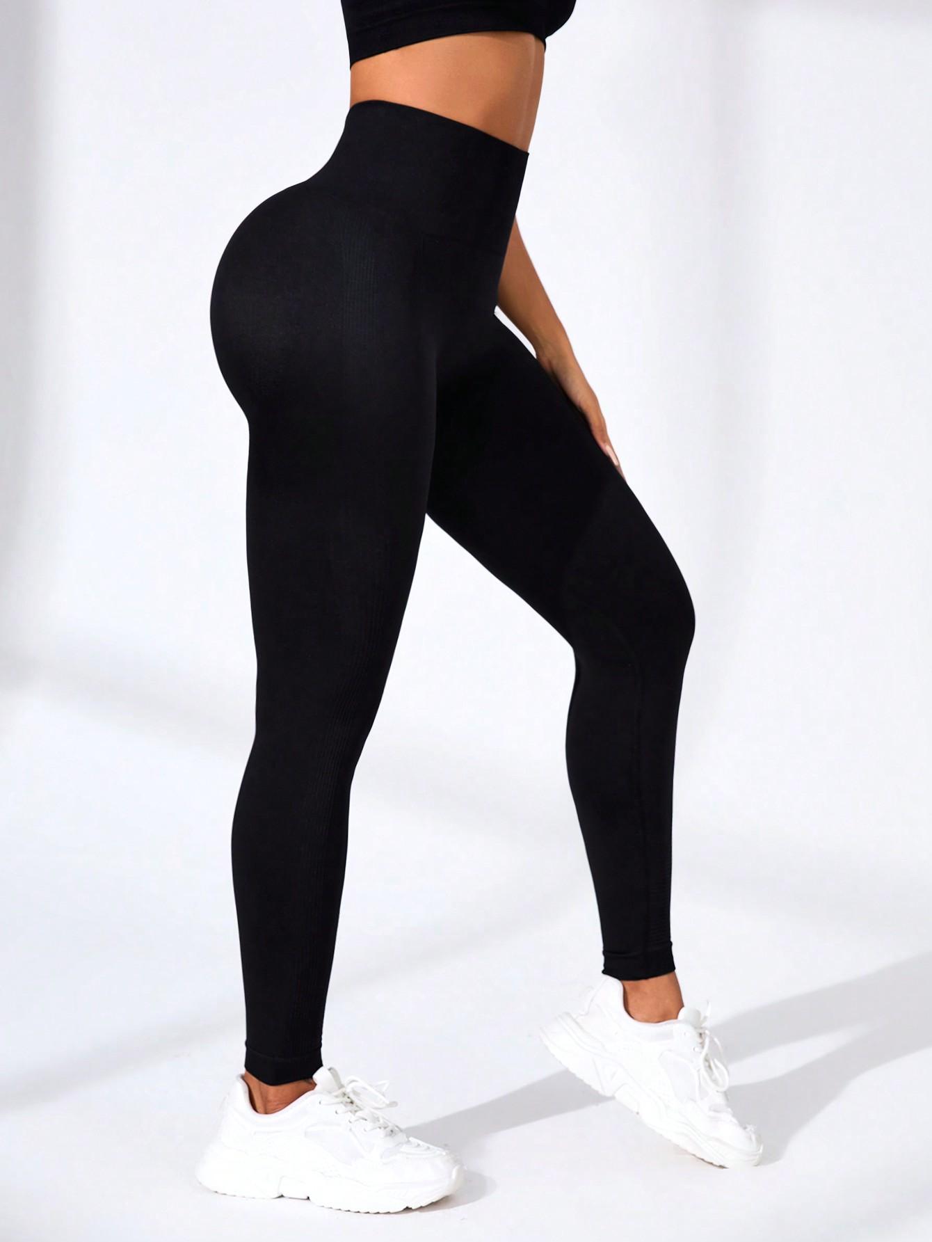 CZARNE SPORTOWE LEGGINSY