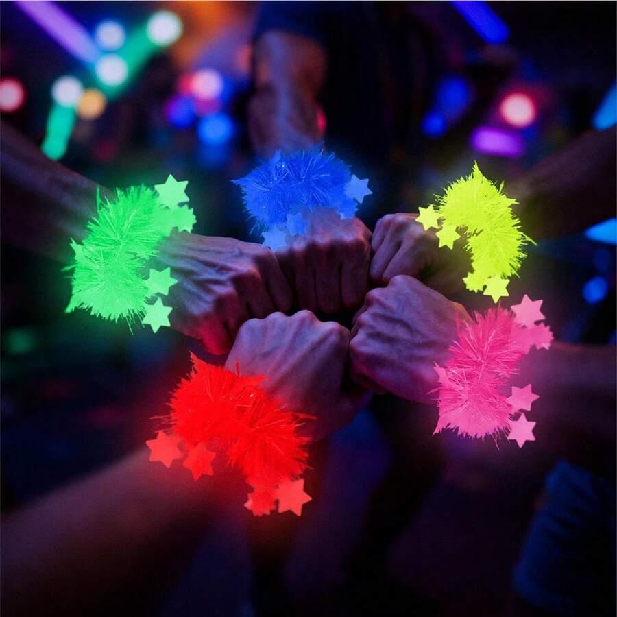 świecące bransoletki neonowe 7-pack