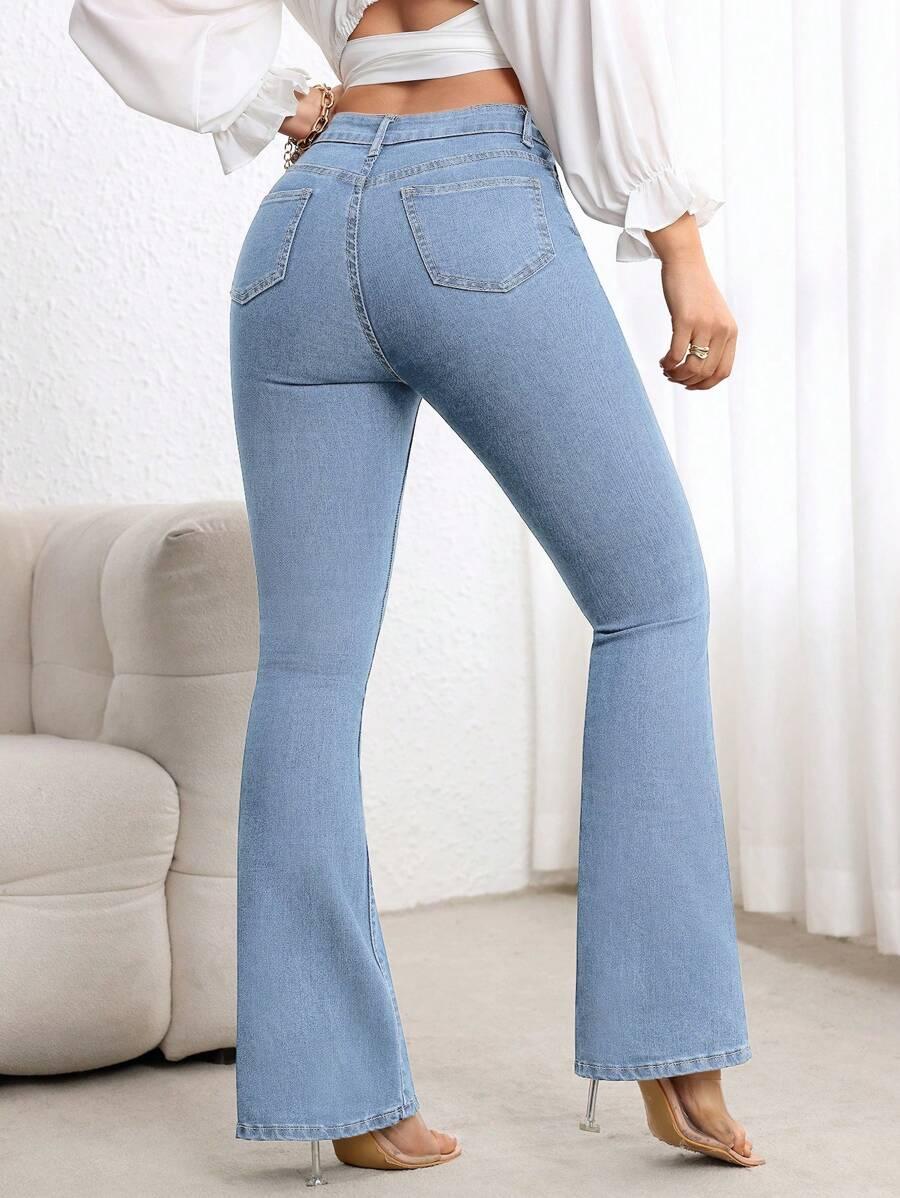 NIEBIESKIE SPODNIE JEANS