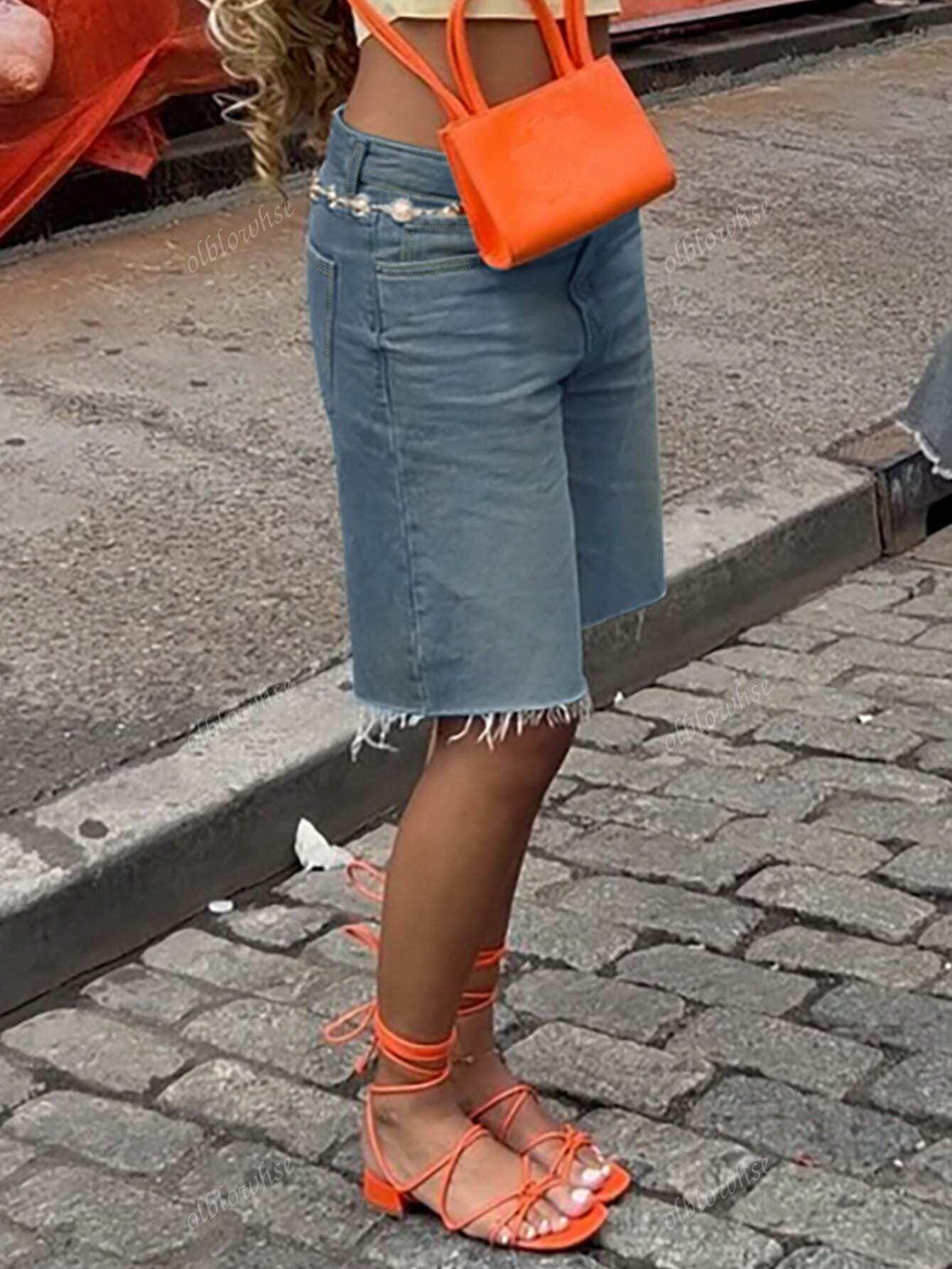 NIEBIESKIE SPODENKI JEANS
