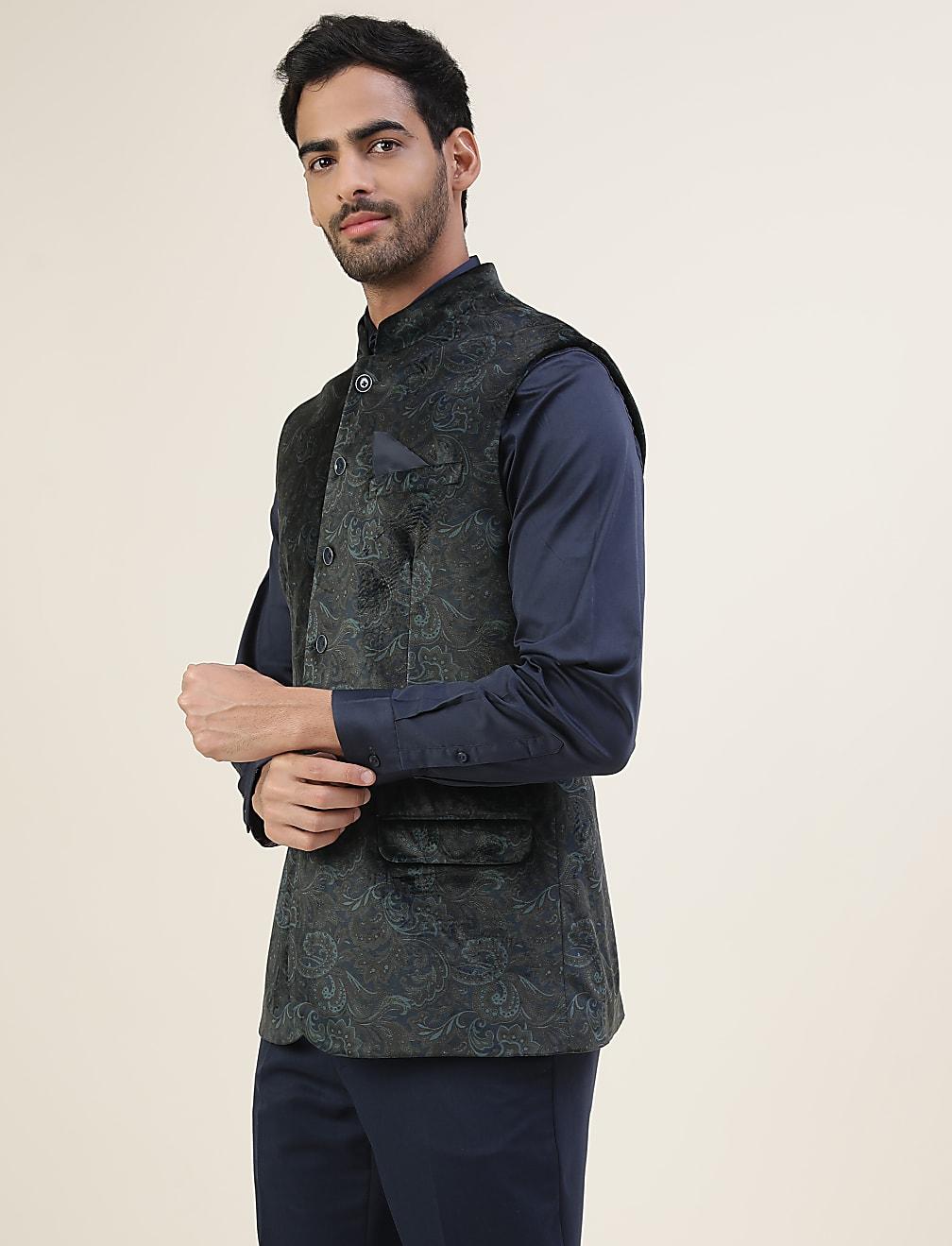 KAMIZELKA PRINT GUZIKI T70-3293K-J4