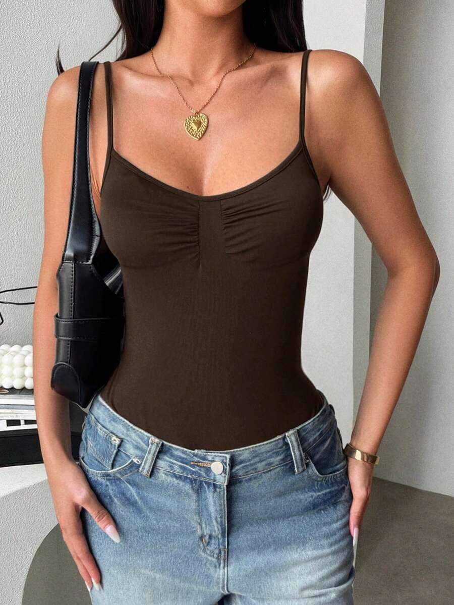BRĄZOWE BODY NA RAMIĄCZKACH