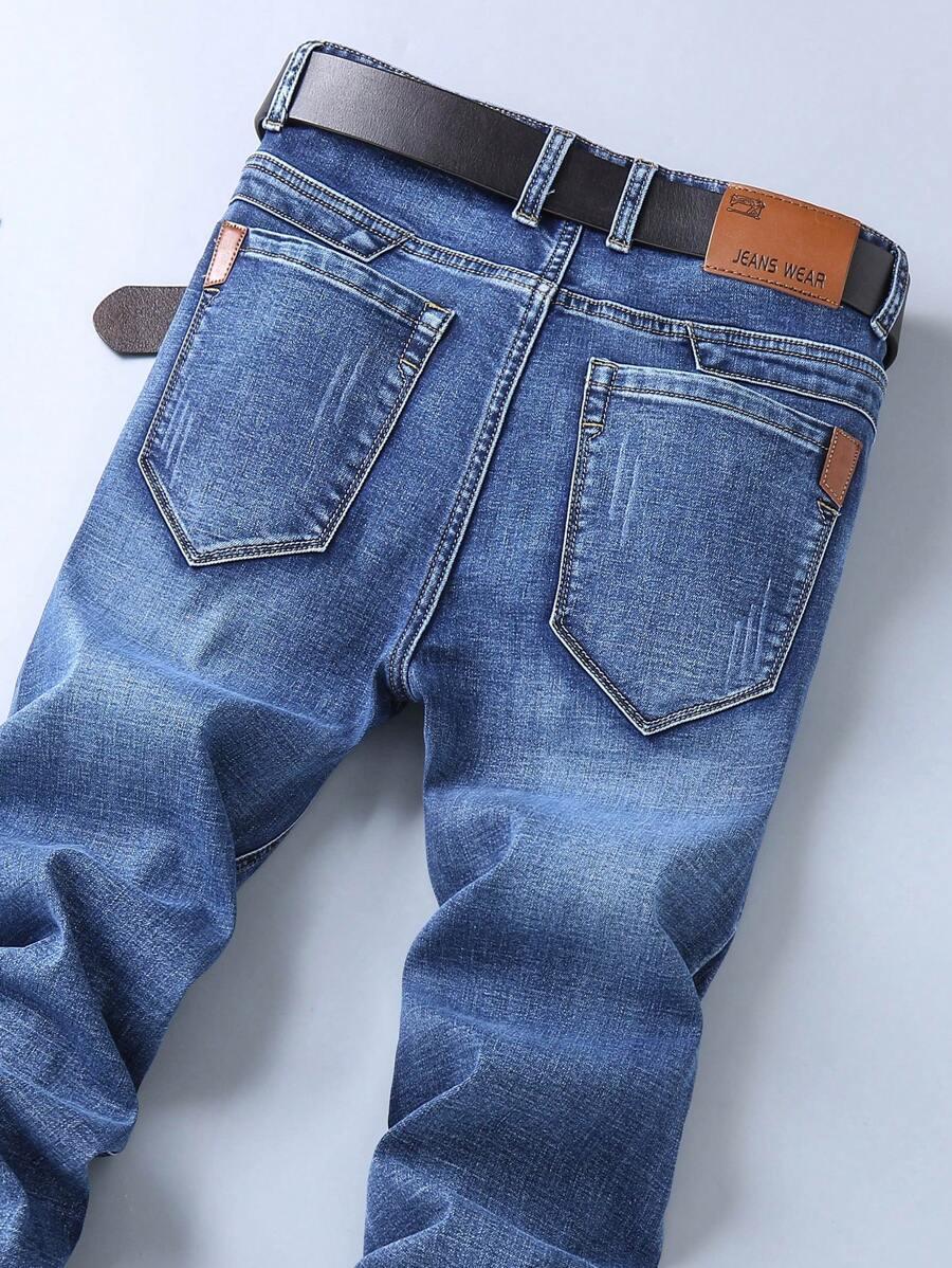 NIEBIESKIE SPODNIE JEANS