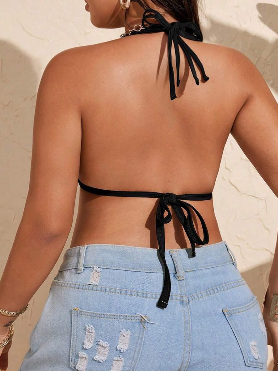 czarna góra od bikini