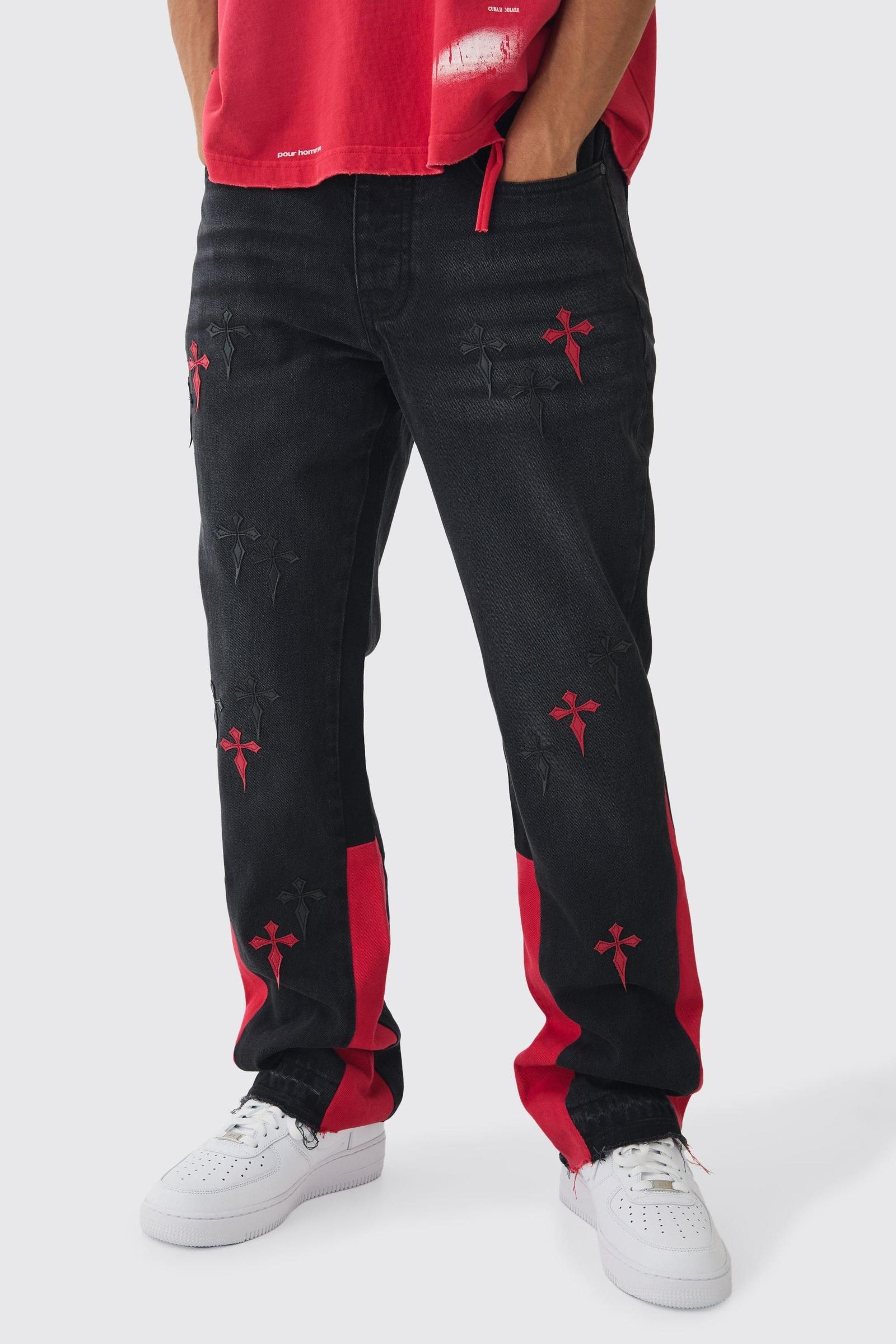 SPODNIE JEANS PROSTA NOGAWKA 
