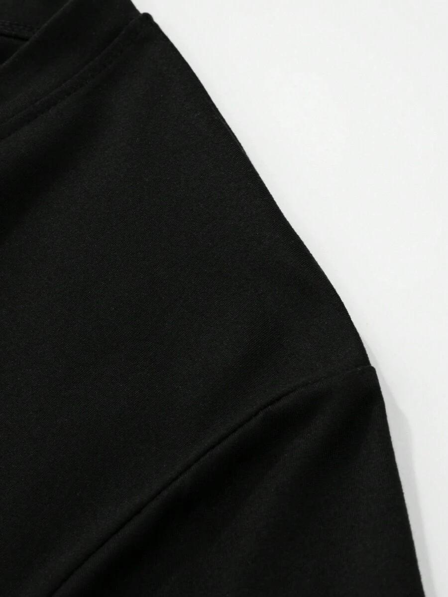 czarny t-shirt nadruk los angeles
