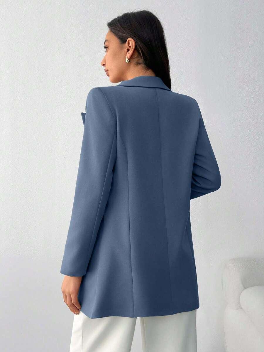 niebieska marynarka casual