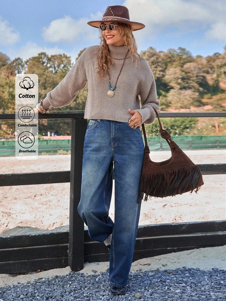 niebieskie spodnie jeans