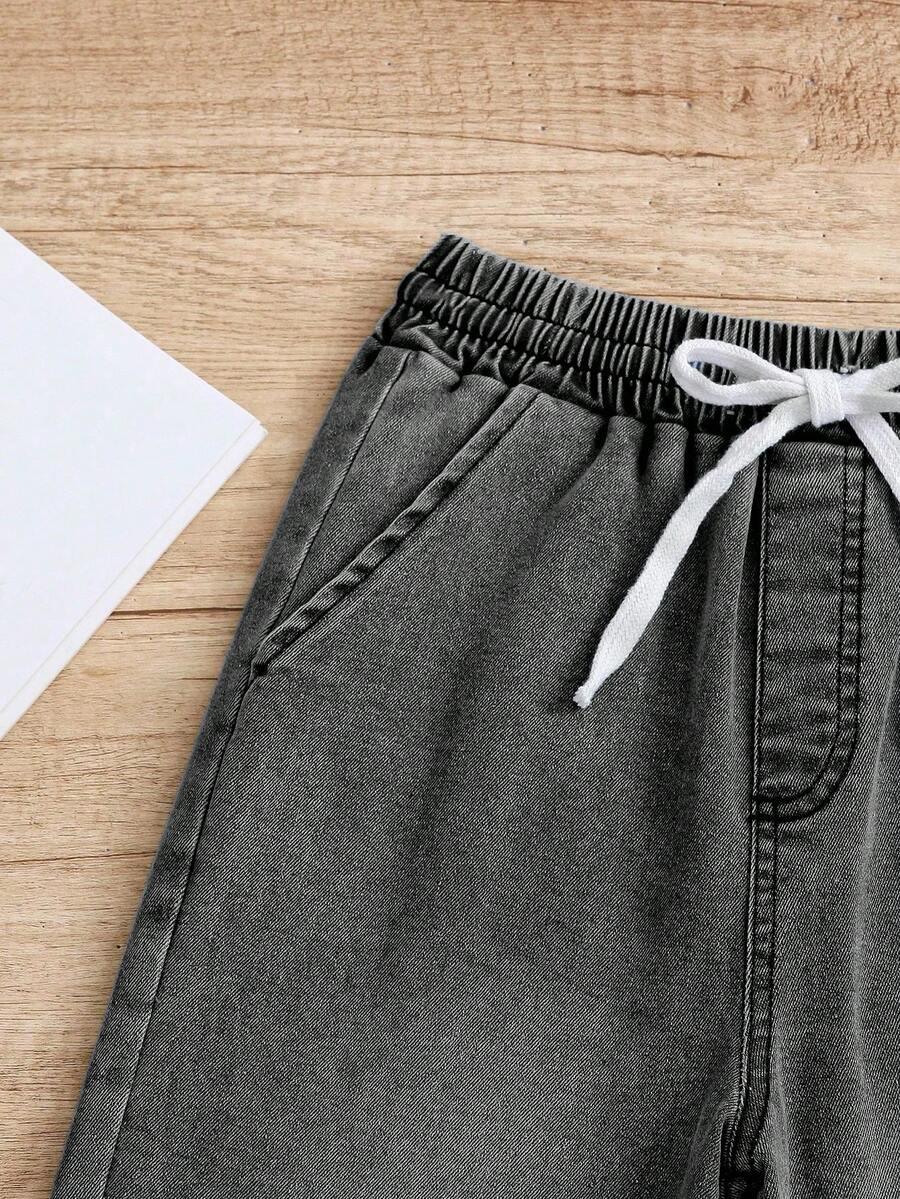 szare spodnie jeans 