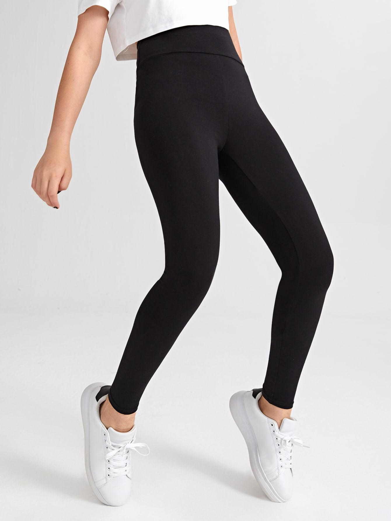 CZARNE KLASYCZNE LEGGINSY