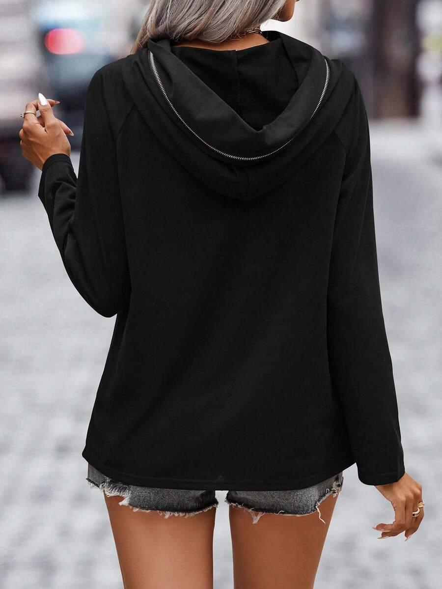 czarna bluza zamek