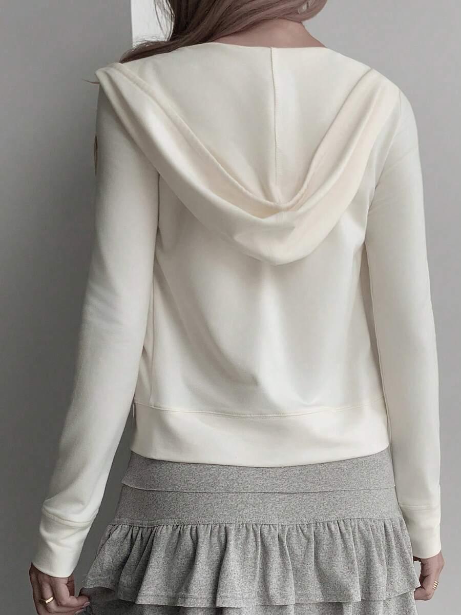 kremowa bluza zamek