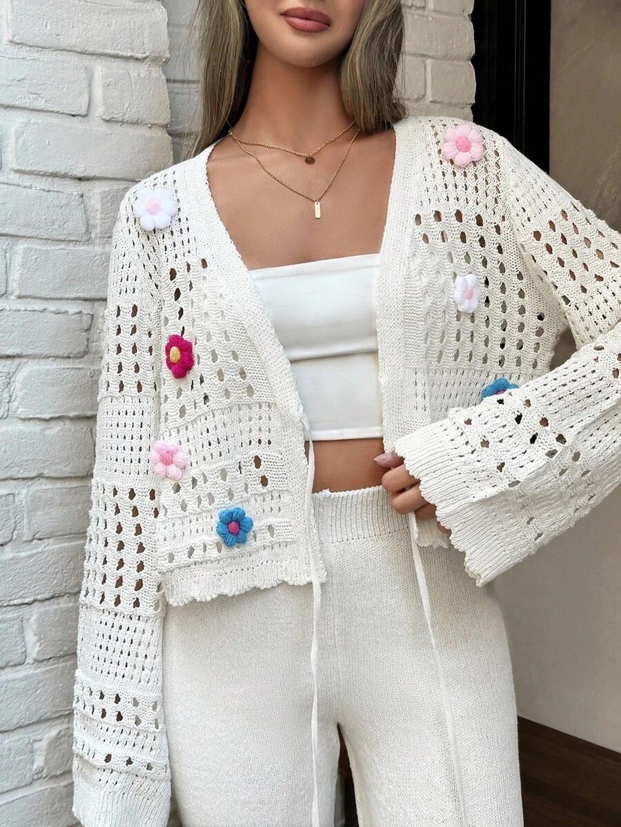 SWETER SPODNIE KOMPLET