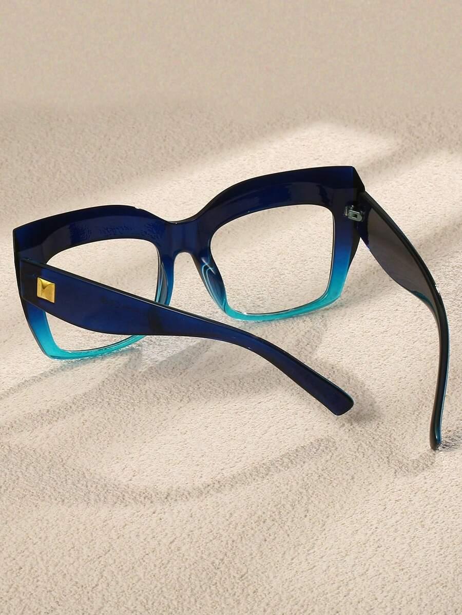 niebieskie okulary zerówki 