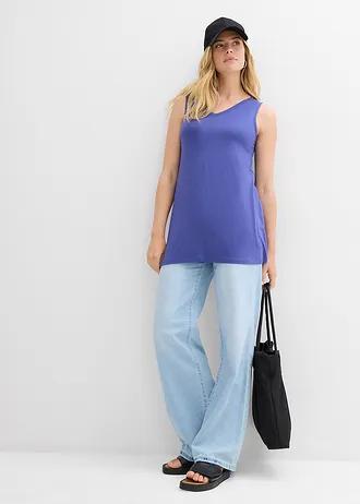 fioletowy top v-neck 