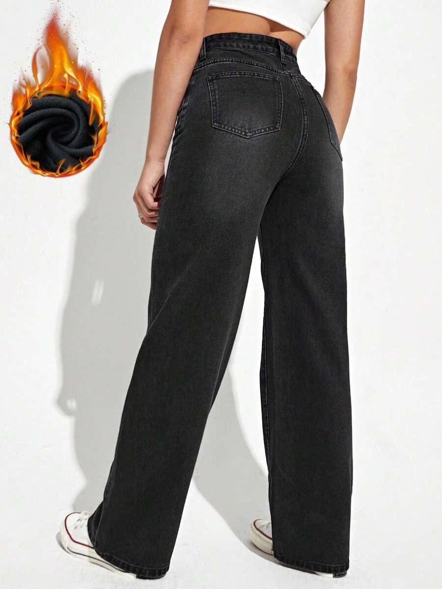 czarne spodnie jeans 