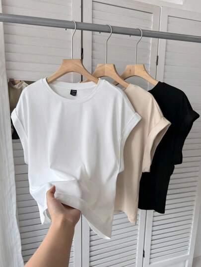 t-shirt z krótkim rękawem 3-pack