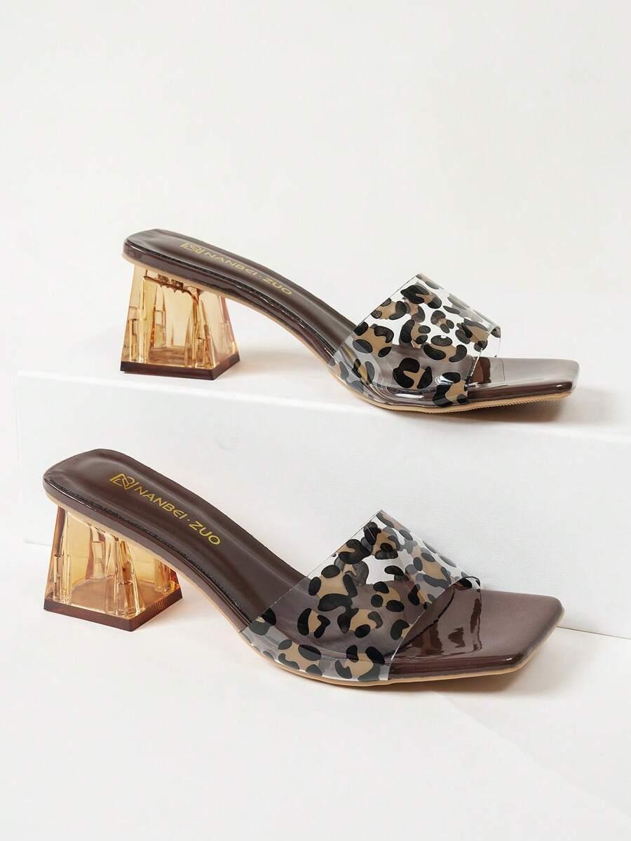KLAPKI ANIMAL PRINT OBCAS