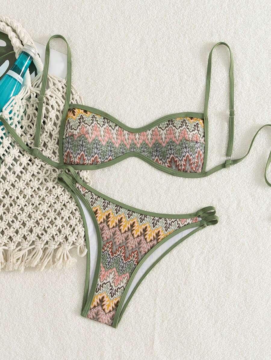 góra od bikini wzór