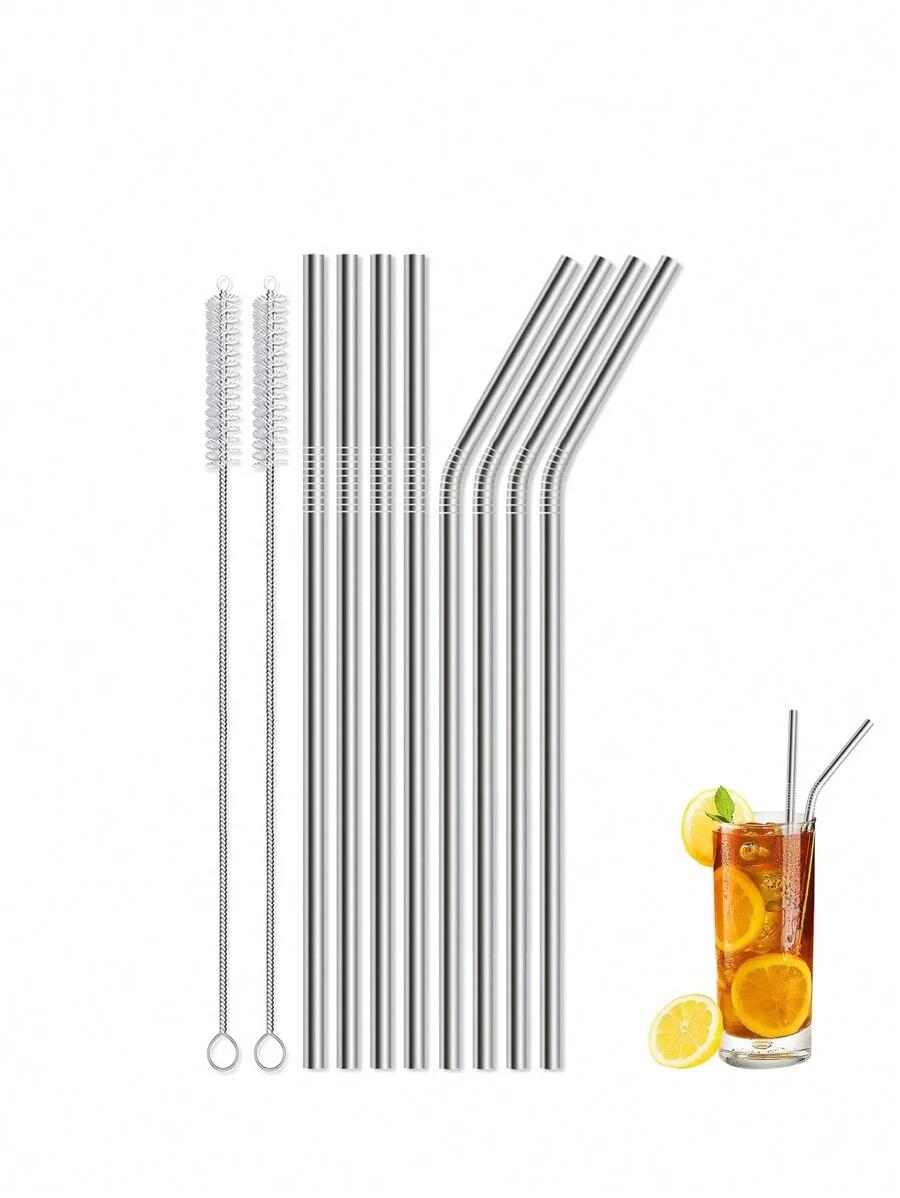 zestaw wielorazowych słomek 8 pack