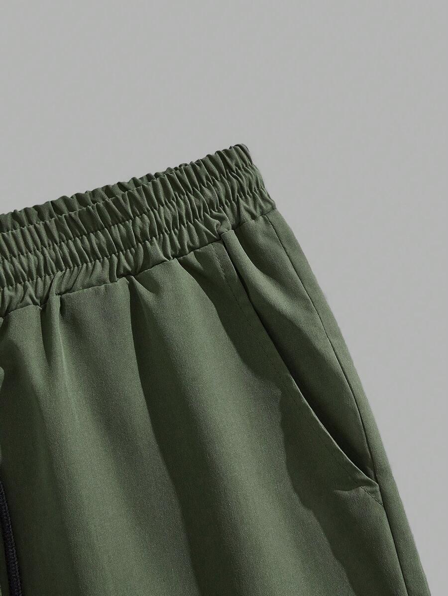 koszulka bez rękawów nadruk spodenki wiązanie komplet
