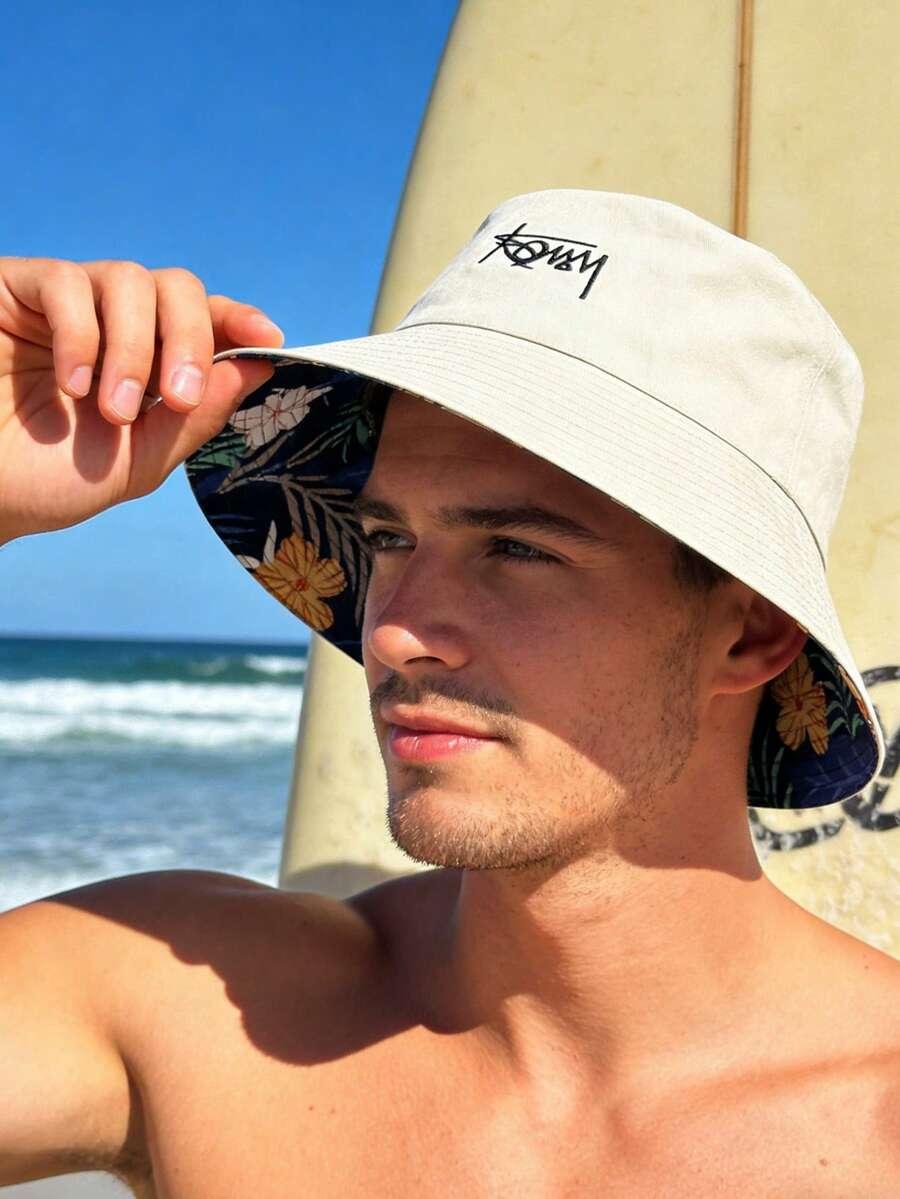 kolorowy kapelusz bucket