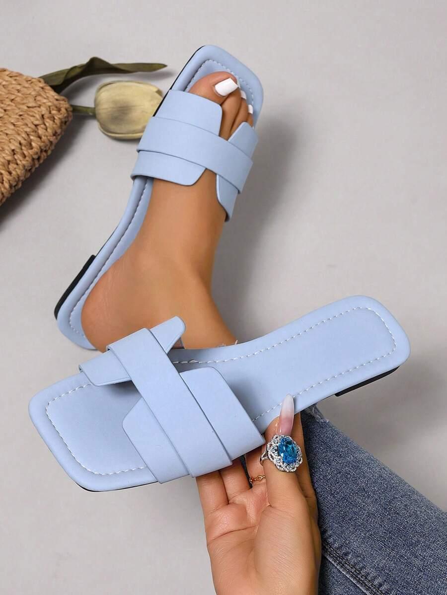 NIEBIESKIE KLAPKI CASUAL 