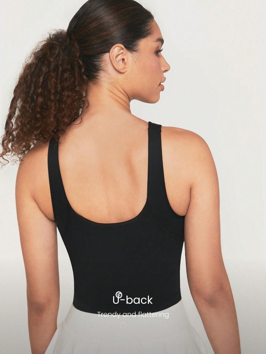 CZARNY SPORTOWY TOP 