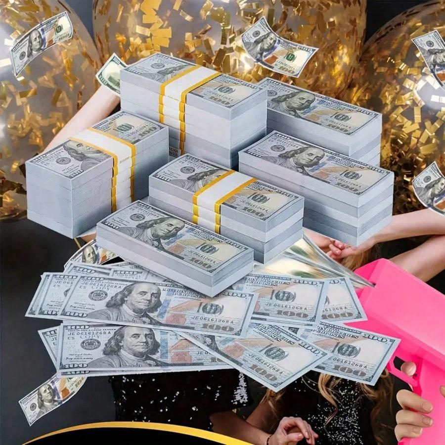 fałszywe banknoty zabawka 100szt