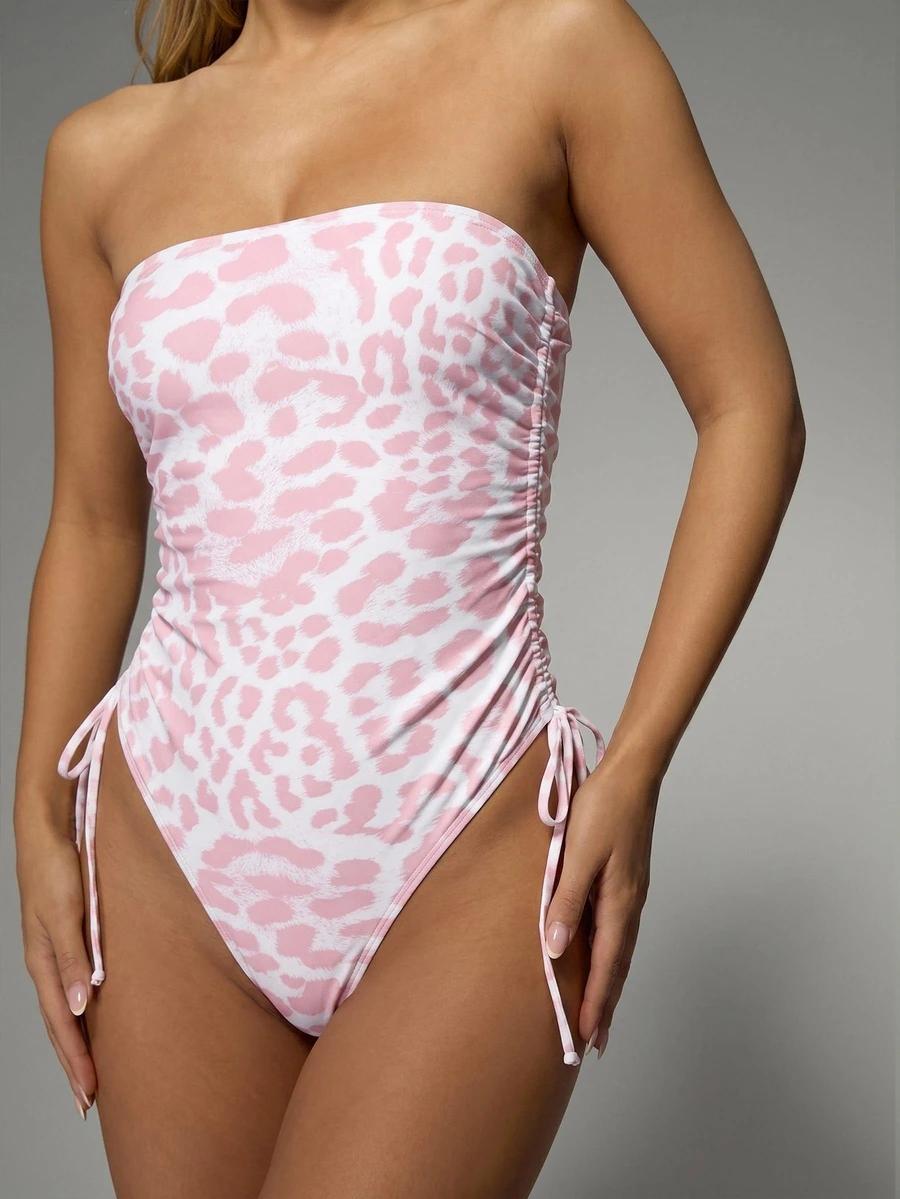 jednoczęściowy strój kąpielowy animal print