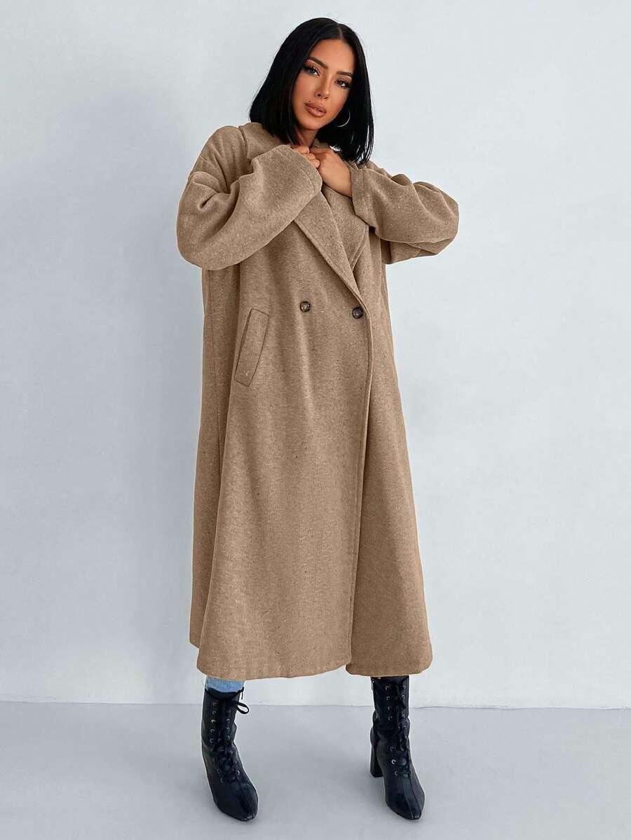 PŁASZCZ DAMSKI OVERSIZE DO KOSTEK