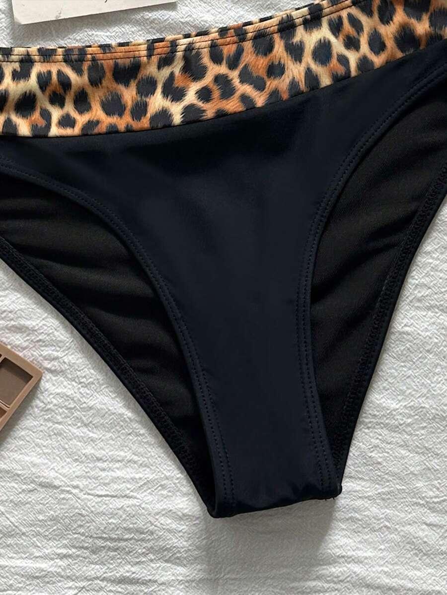 DWUCZĘŚCIOWY STRÓJ KĄPIELOWY animal print