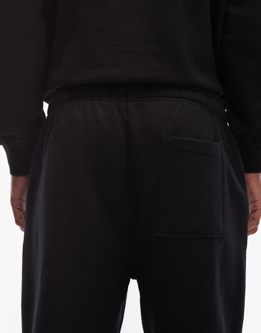 CZARNE SPODNIE DRESOWE jogger