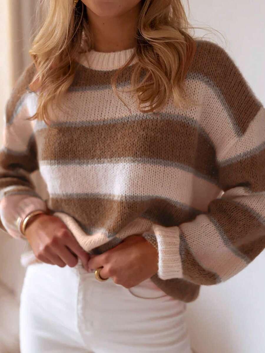 SWETER DZIANInowy PASKI 