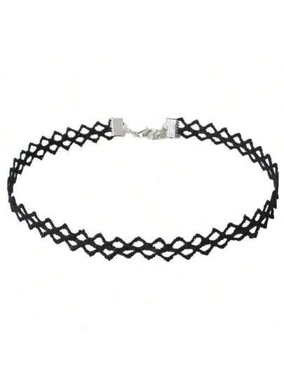 CZARNY NASZYJNIK CHOKER 20-PACK