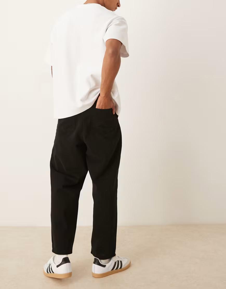 CZARNE SPODNIE JEANS