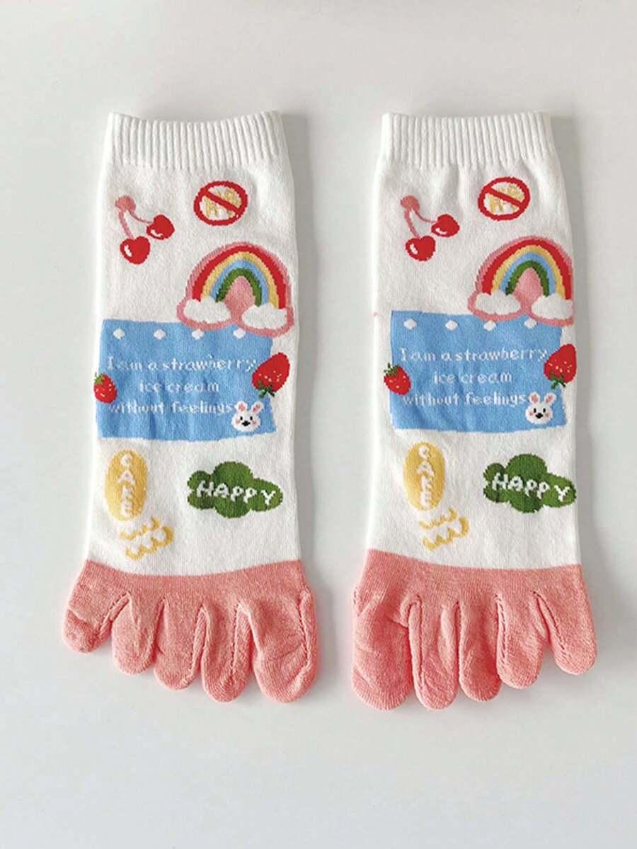 skarpetki nadruk 5-pack