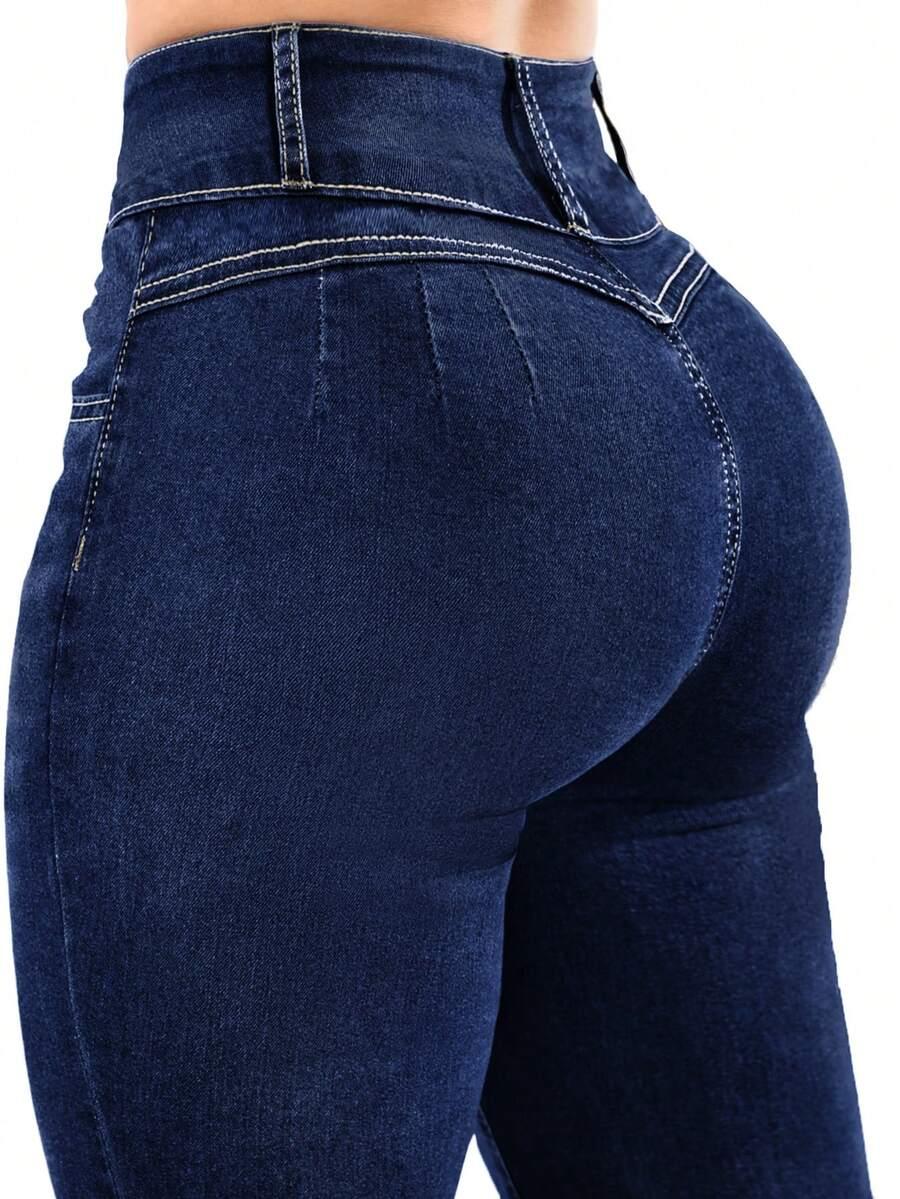 NIEBIESKIE SPODNIE JEANS 