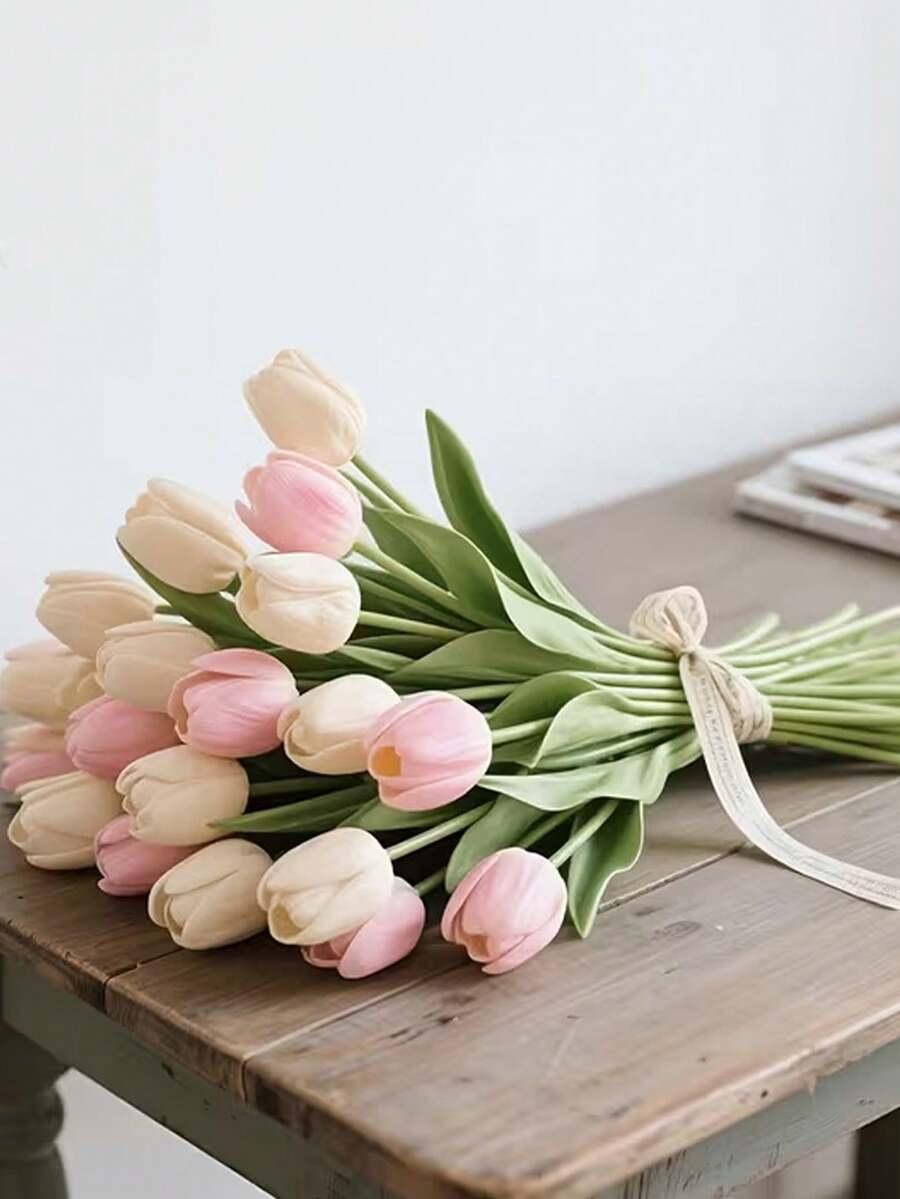 sztuczne kwiaty tulipan 16-pack