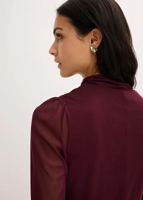 siateczkowa sukienka v-neck 