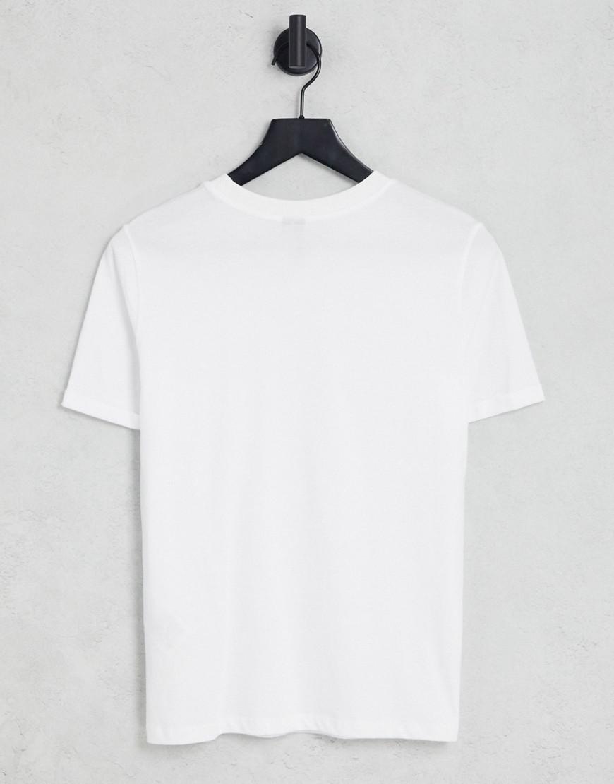 BIAŁY T-SHIRT CASUAL