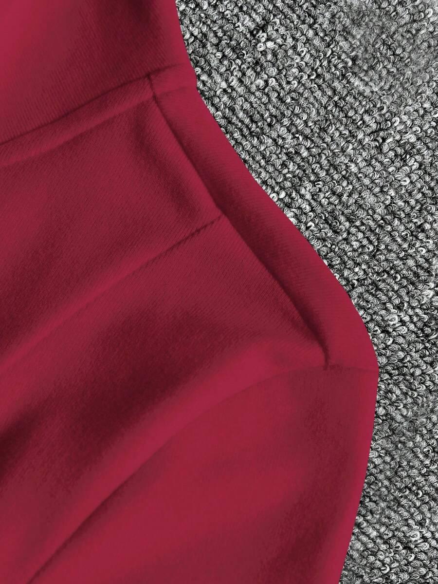 czerwona bluza zamek
