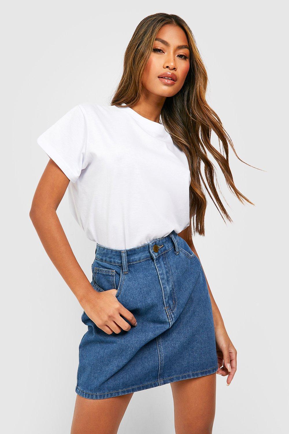 SPÓDNICA JEANSOWA MINI