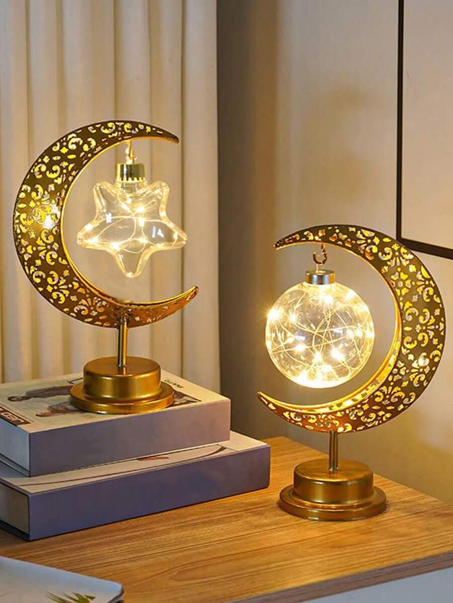lampa dekoracyjna w kształcie księżyca